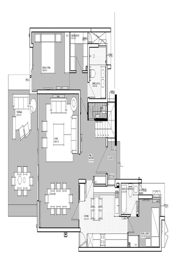 Casa Mediterránea de Dos Pisos, 5 Dormitorios, Chicureo - Imagen 9
